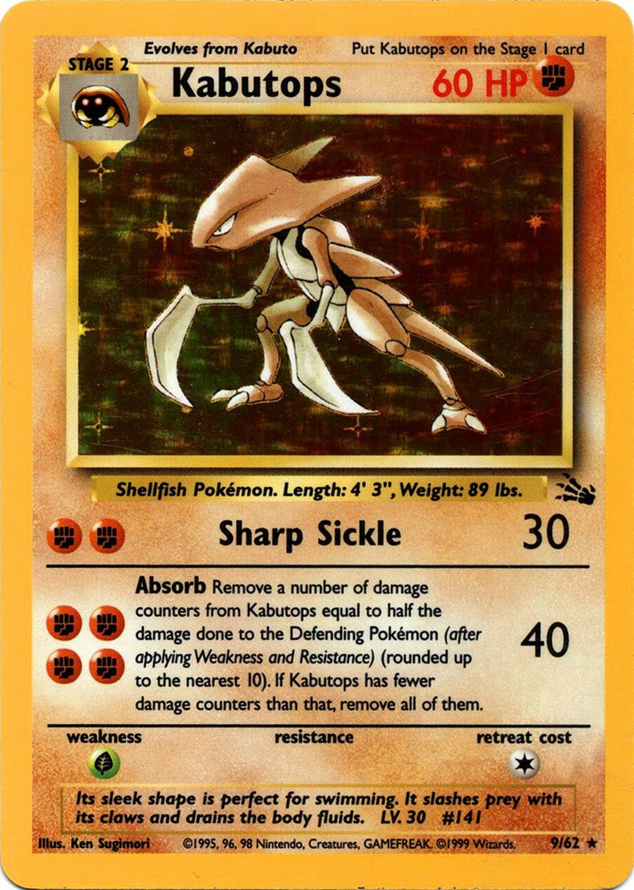 Kabutops (9/62) [Fossil Unlimited] | North Valley Games