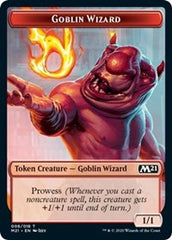 Goblin Wizard // Treasure Double-Sided Token [Core Set 2021 Tokens] | North Valley Games