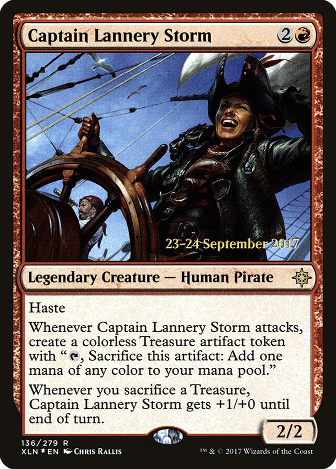 Captain Lannery Storm [Ixalan Prerelease Promos] | North Valley Games