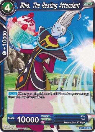 Whis, The Resting Attendant (BT1-044) [Galactic Battle] | North Valley Games