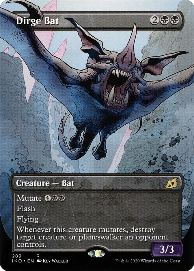 Dirge Bat (Showcase) [Ikoria: Lair of Behemoths] | North Valley Games