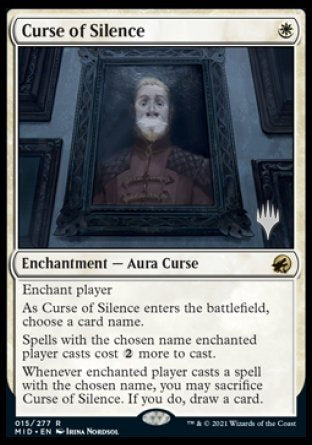 Curse of Silence (Promo Pack) [Innistrad: Midnight Hunt Promos] | North Valley Games