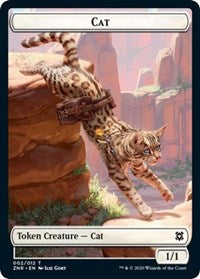 Cat // Hydra Double-Sided Token [Zendikar Rising Tokens] | North Valley Games