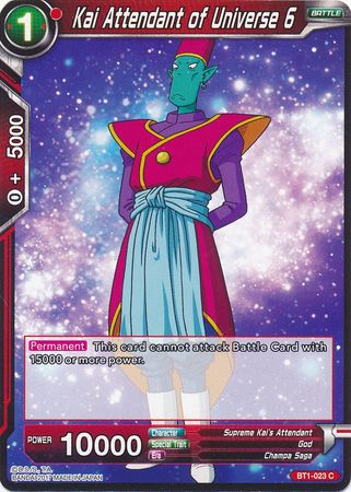 Kai Attendant of Universe 6 (BT1-023) [Galactic Battle] | North Valley Games