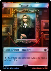 Soldier // Treasure (0060) Double-Sided Token (Surge Foil) [Doctor Who Tokens] | North Valley Games