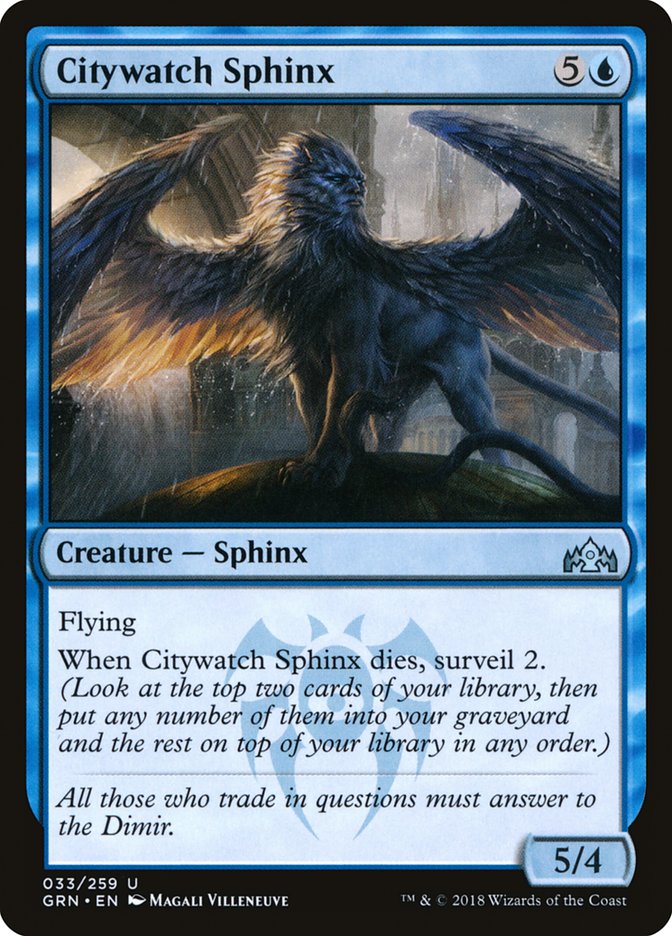 Citywatch Sphinx [Guilds of Ravnica] | North Valley Games
