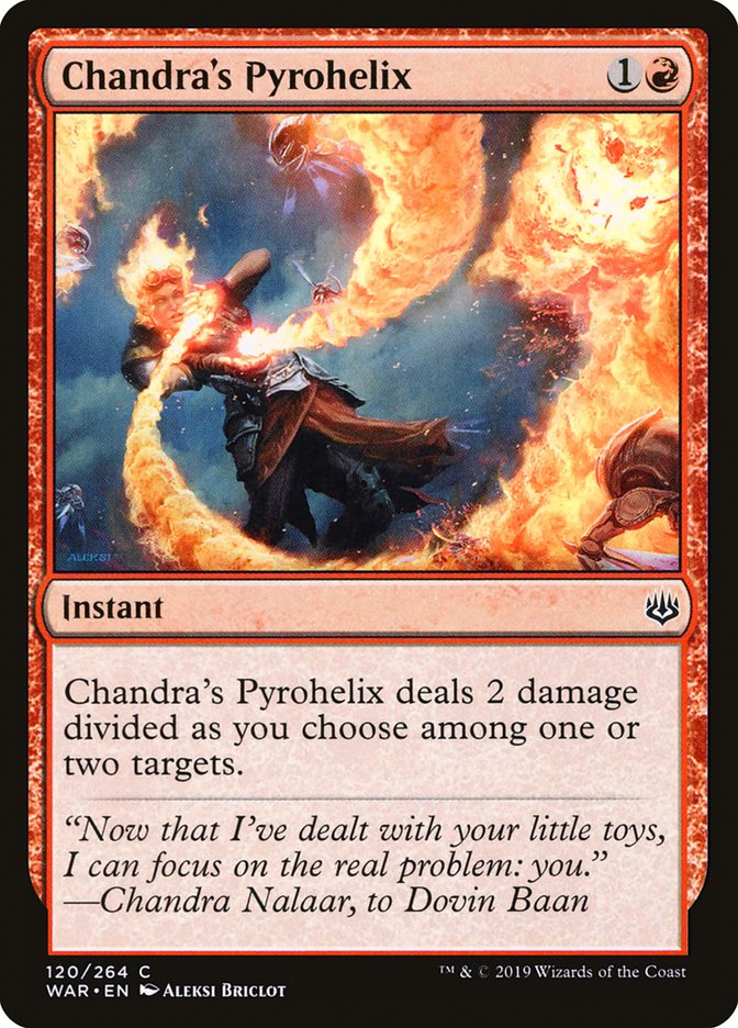 Chandra's Pyrohelix [War of the Spark] | North Valley Games