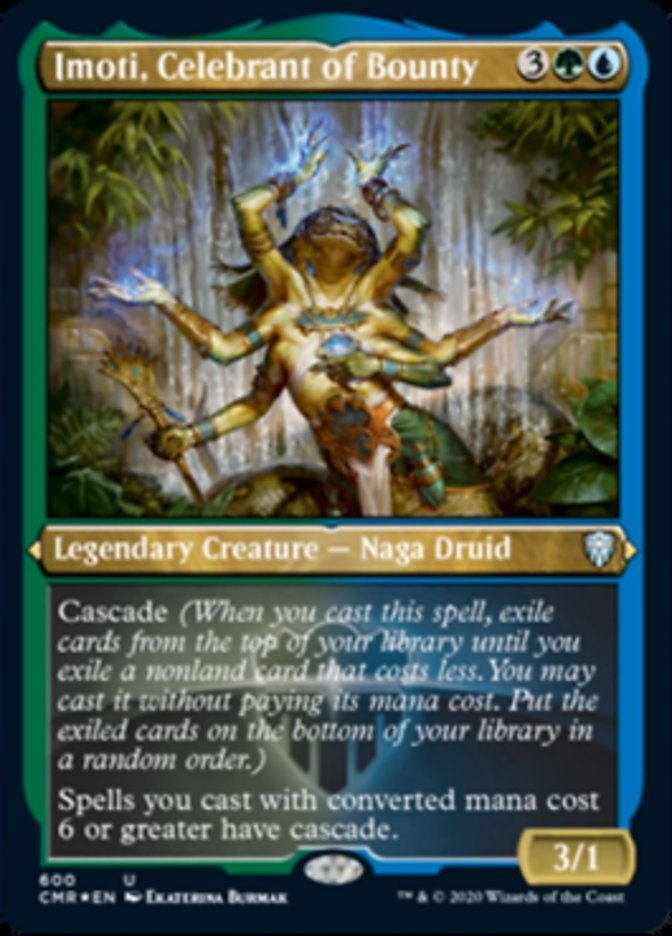 Imoti, Celebrant of Bounty (Etched) [Commander Legends] | North Valley Games