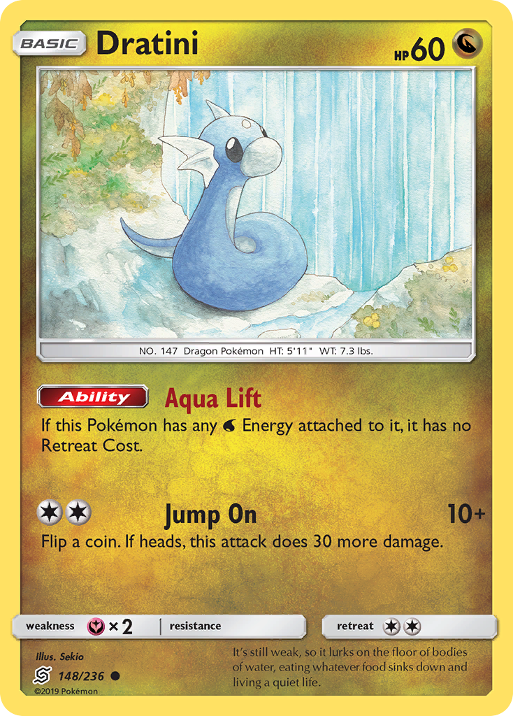 Dratini (148/236) [Sun & Moon: Unified Minds] | North Valley Games