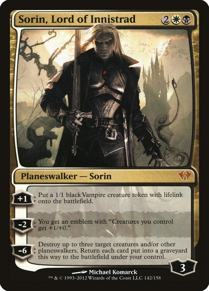 Sorin, Lord of Innistrad [Dark Ascension] | North Valley Games