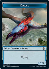 Drake // Elemental (002) Double-Sided Token [Commander 2021 Tokens] | North Valley Games