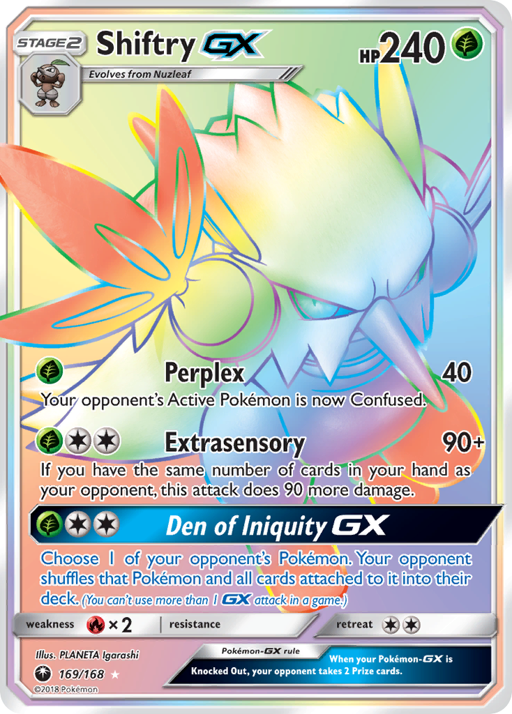Shiftry GX (169/168) [Sun & Moon: Celestial Storm] | North Valley Games