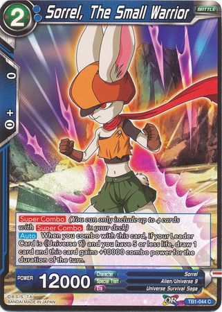 Sorrel, The Small Warrior (TB1-044) [The Tournament of Power] | North Valley Games