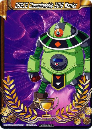 DBSCG Championship 2019 Warrior (Merit Card) - Universe 3 "Mosco" (3) [Tournament Promotion Cards] | North Valley Games