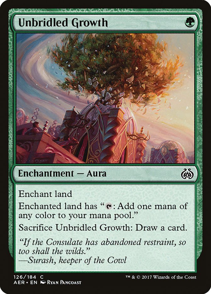 Unbridled Growth [Aether Revolt] | North Valley Games