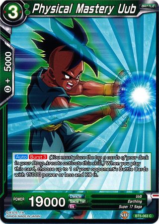 Physical Mastery Uub (BT5-063) [Miraculous Revival] | North Valley Games
