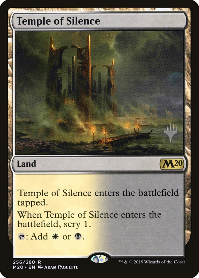 Temple of Silence (Promo Pack) [Core Set 2020 Promos] | North Valley Games