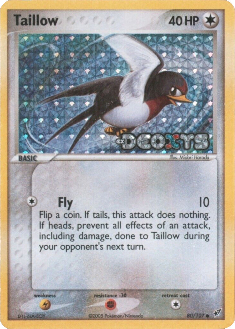 Taillow (80/107) (Stamped) [EX: Deoxys] | North Valley Games