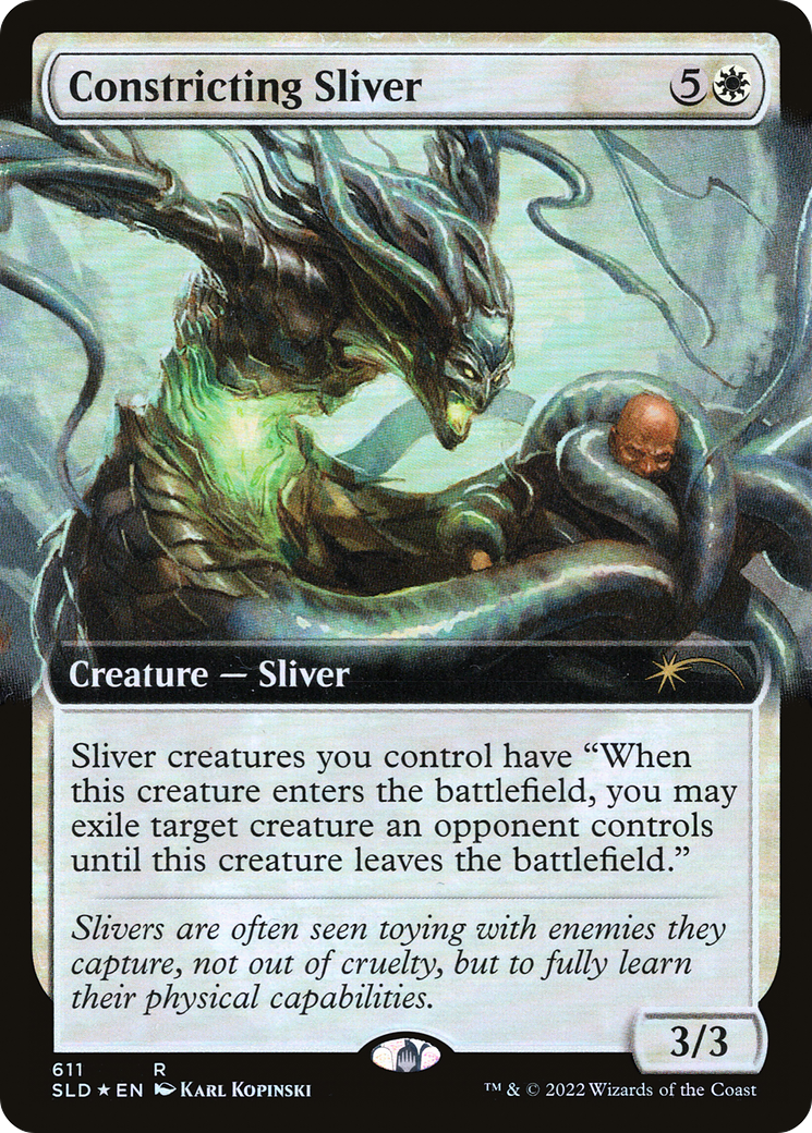 Constricting Sliver (Extended Art) [Secret Lair Drop Promos] | North Valley Games