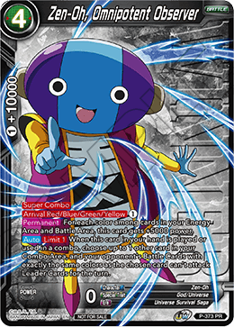 Zen-Oh, Omnipotent Observer (Unison Warrior Series Boost Tournament Pack Vol. 7 - Winner) (P-373) [Tournament Promotion Cards] | North Valley Games