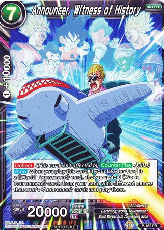 Announcer, Witness of History (Power Booster) (P-162) [Promotion Cards] | North Valley Games