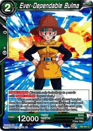 Ever-Dependable Bulma (TB3-041) [Clash of Fates] | North Valley Games