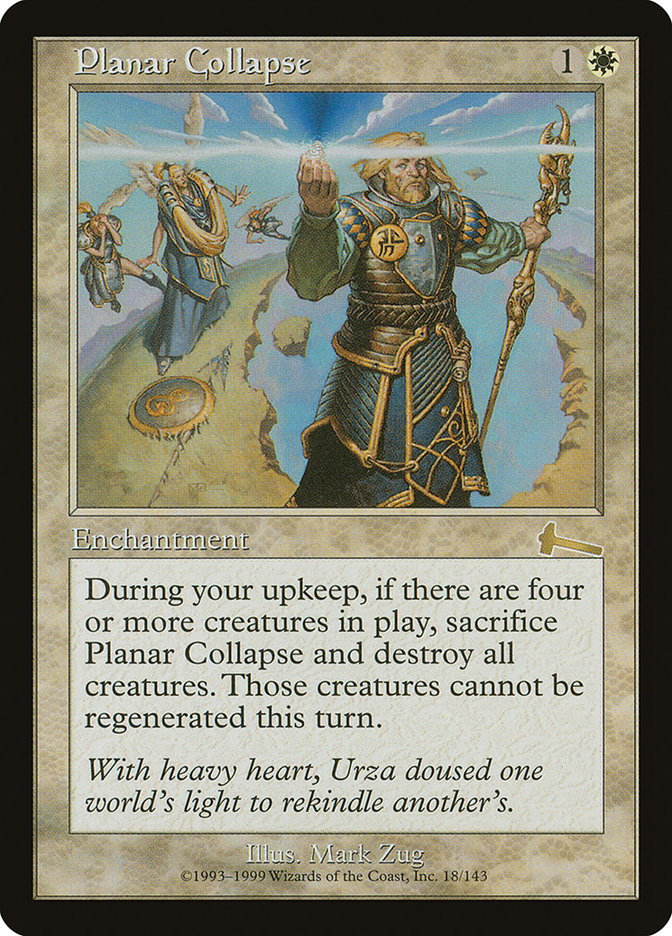 Planar Collapse [Urza's Legacy] | North Valley Games
