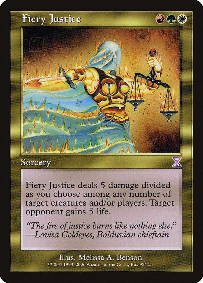 Fiery Justice [Time Spiral Timeshifted] | North Valley Games