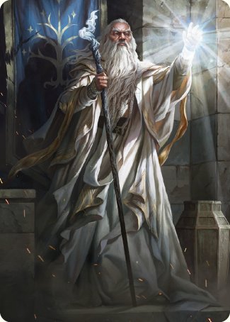 Gandalf the White Art Card [The Lord of the Rings: Tales of Middle-earth Art Series] | North Valley Games