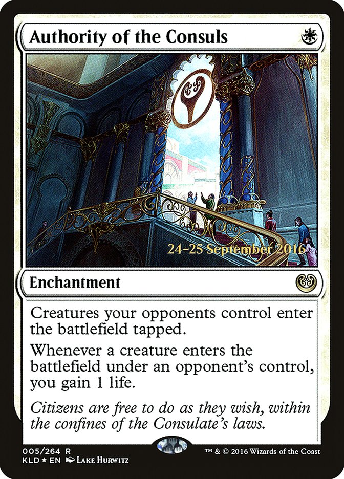 Authority of the Consuls [Kaladesh Prerelease Promos] | North Valley Games