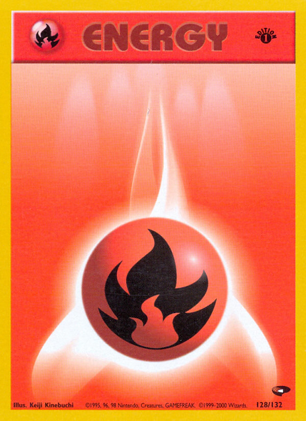 Fire Energy (128/132) [Gym Challenge 1st Edition] | North Valley Games