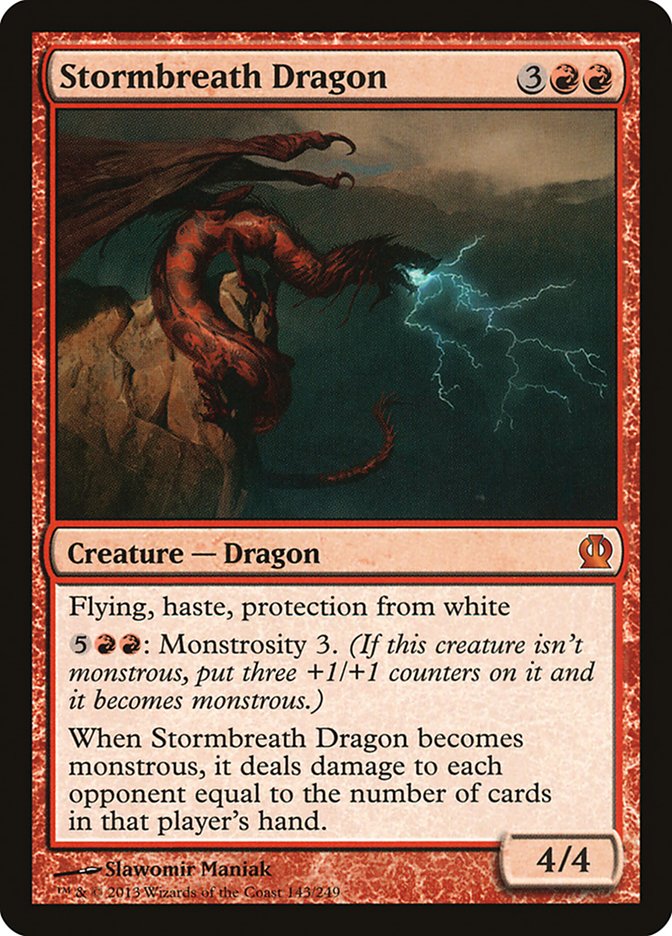 Stormbreath Dragon [Theros] | North Valley Games