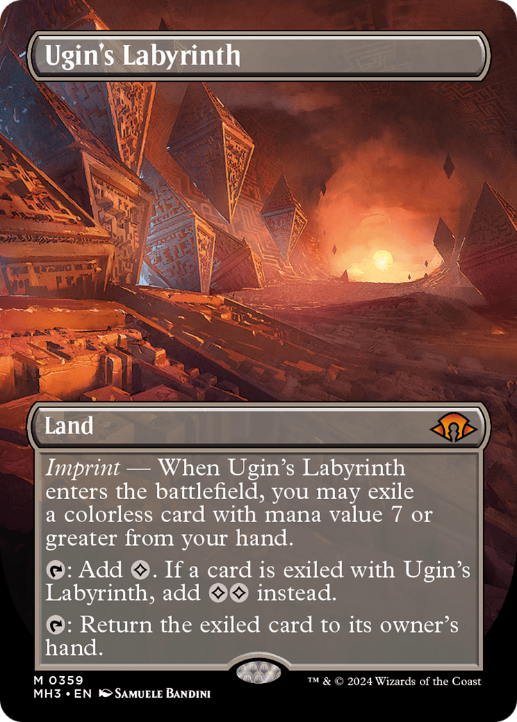 Ugin's Labyrinth (Borderless) [Modern Horizons 3] | North Valley Games