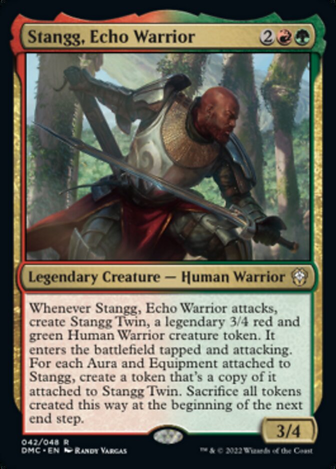 Stangg, Echo Warrior [Dominaria United Commander] | North Valley Games