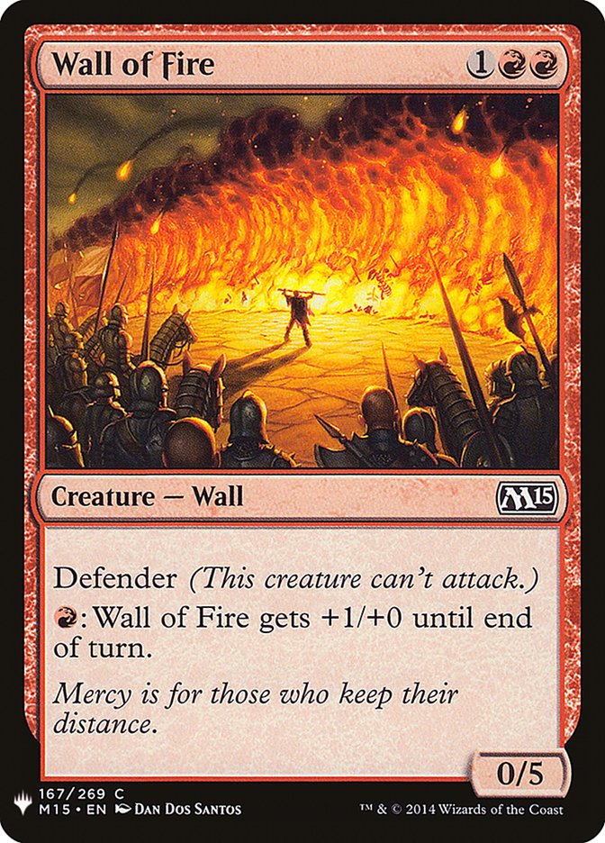 Wall of Fire [Mystery Booster] | North Valley Games