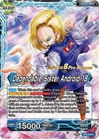 Android 18 // Dependable Sister Android 18 (BT8-023_PR) [Malicious Machinations Prerelease Promos] | North Valley Games