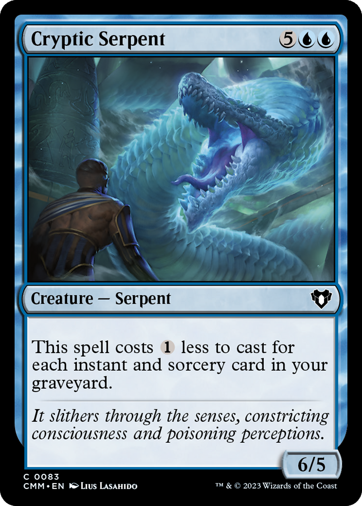 Cryptic Serpent [Commander Masters] | North Valley Games