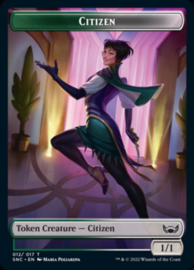 Citizen Token [Streets of New Capenna Tokens] | North Valley Games