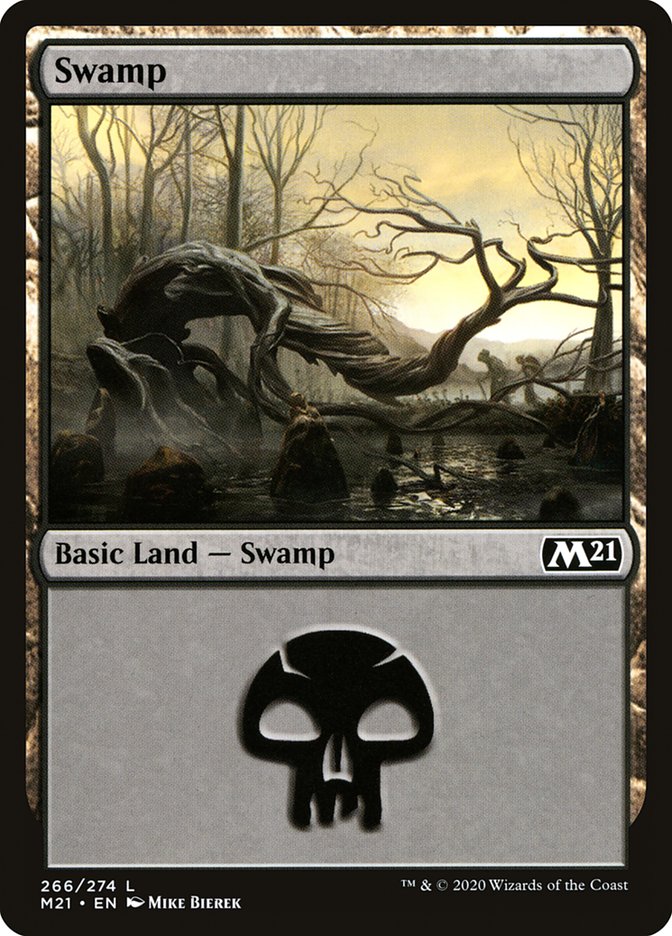 Swamp (266) [Core Set 2021] | North Valley Games