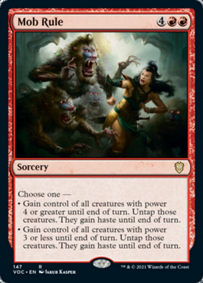 Mob Rule [Innistrad: Crimson Vow Commander] | North Valley Games