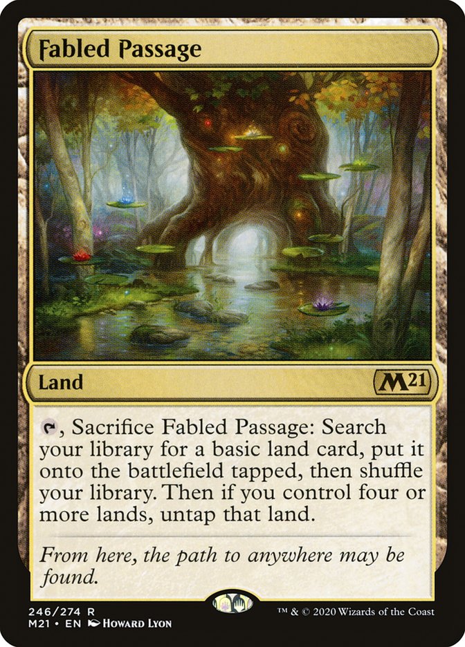Fabled Passage [Core Set 2021] | North Valley Games