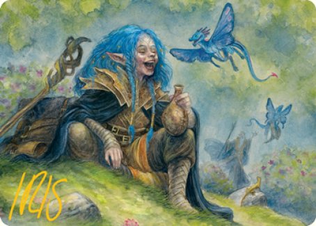 Feywild Trickster Art Card (Gold-Stamped Signature) [Dungeons & Dragons: Adventures in the Forgotten Realms Art Series] | North Valley Games