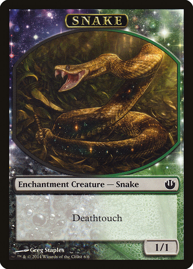 Snake Token [Journey into Nyx Tokens] | North Valley Games