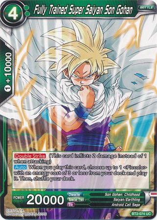 Fully Trained Super Saiyan Son Gohan (BT2-074) [Union Force] | North Valley Games