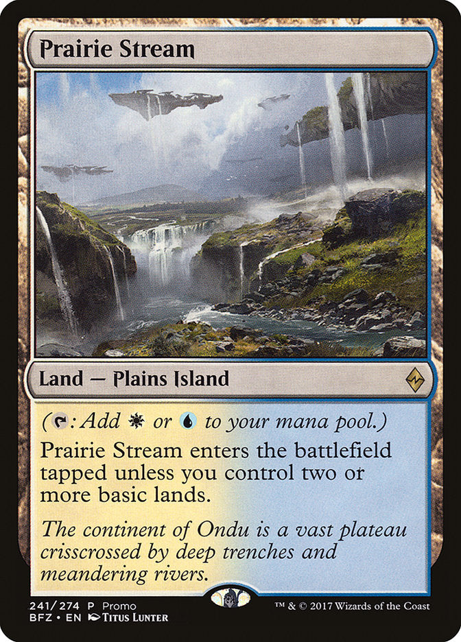 Prairie Stream (Promo) [Battle for Zendikar Standard Series] | North Valley Games