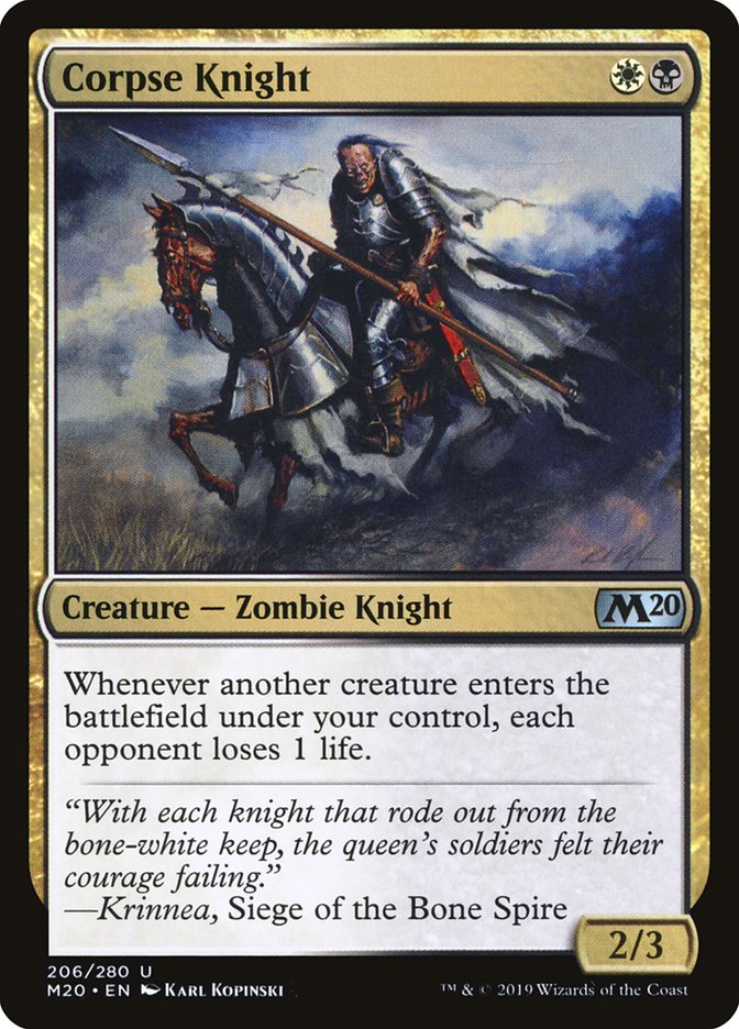 Corpse Knight (2/3) [Core Set 2020] | North Valley Games