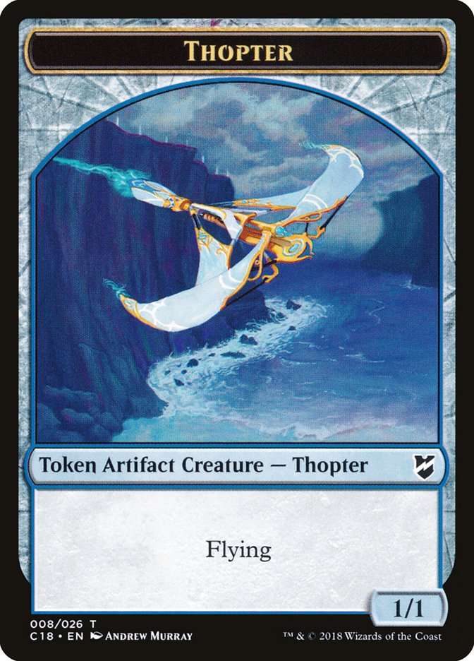 Thopter Token (008/026) [Commander 2018 Tokens] | North Valley Games