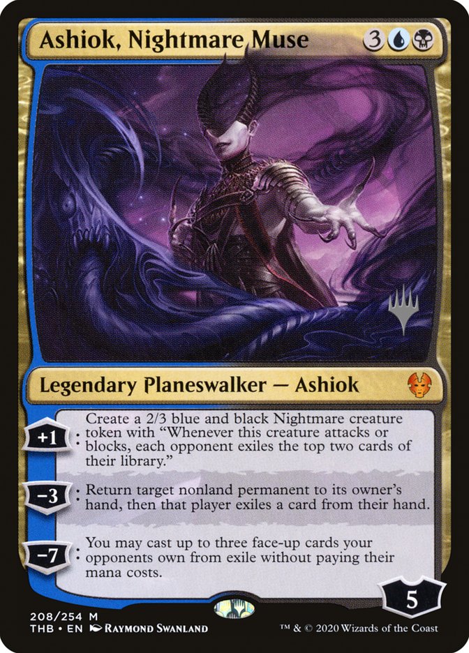 Ashiok, Nightmare Muse (Promo Pack) [Theros Beyond Death Promos] | North Valley Games