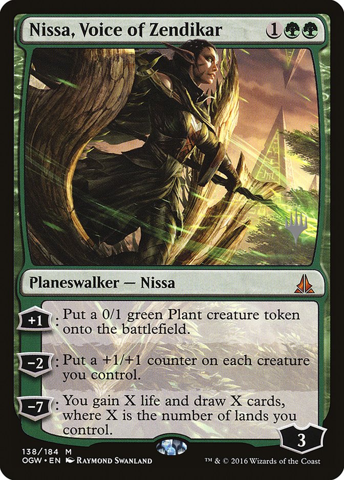 Nissa, Voice of Zendikar (Promo Pack) [Oath of the Gatewatch Promos] | North Valley Games
