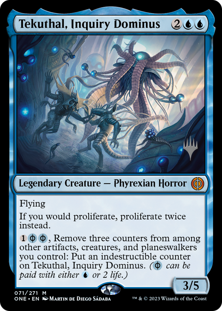 Tekuthal, Inquiry Dominus (Promo Pack) [Phyrexia: All Will Be One Promos] | North Valley Games